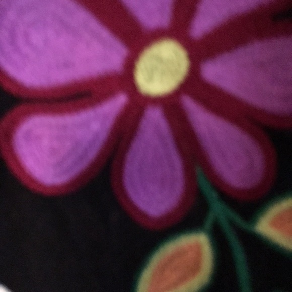 Vava blk dress with embroidery flowers fringe - Picture 4 of 5